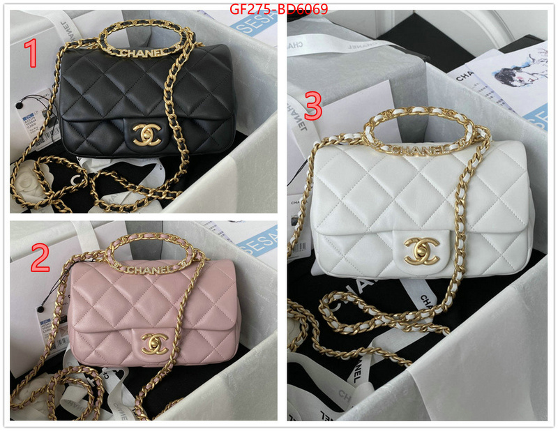 Chanel Bags(TOP)-Diagonal-,ID: BD6069,$: 275USD