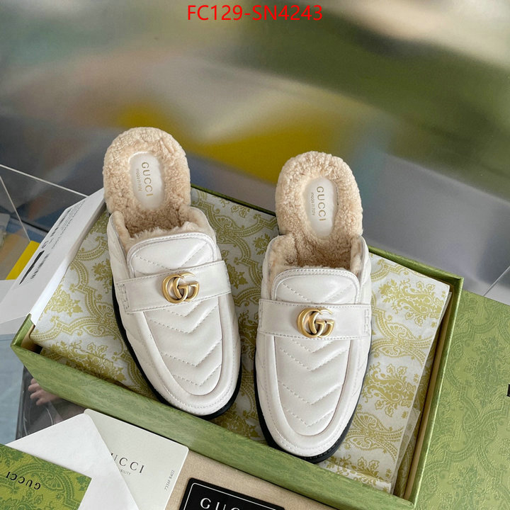 Women Shoes-Gucci,best fake , ID: SN4243,$: 129USD