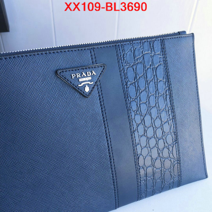 Prada Bags(TOP)-Clutch-,ID: BL3690,$: 109USD