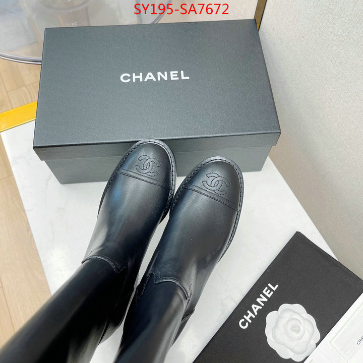 Women Shoes-Chanel,what best replica sellers , ID: SA7672,$: 195USD