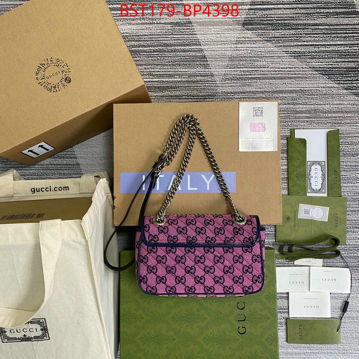 Gucci Bags(TOP)-Marmont,2023 perfect replica designer ,ID: BP4398,$: 179USD