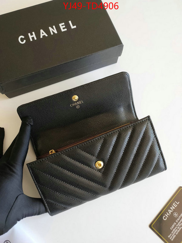 Chanel Bags(4A)-Wallet-,ID: TD4906,$: 49USD