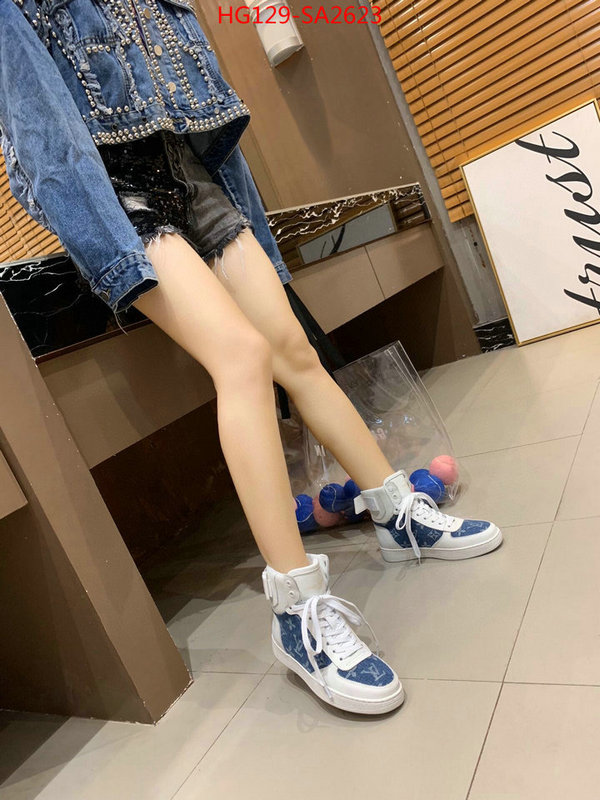 Women Shoes-LV,1:1 clone , ID:SA2623,$: 129USD