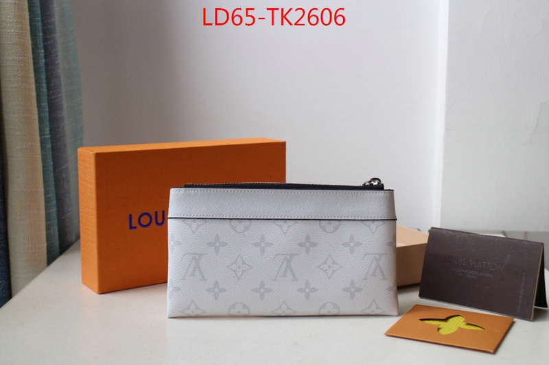 LV Bags(TOP)-Wallet,ID: TK2606,$:65USD