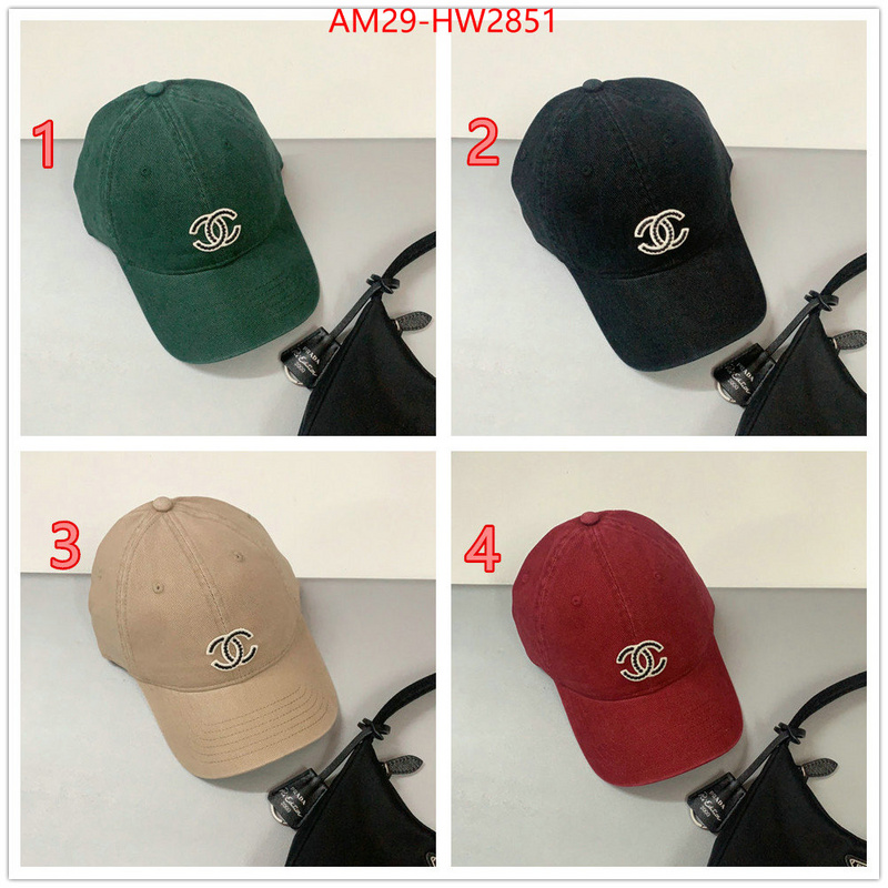 Cap (Hat)-Chanel,best quality designer , ID: HW2851,$: 29USD