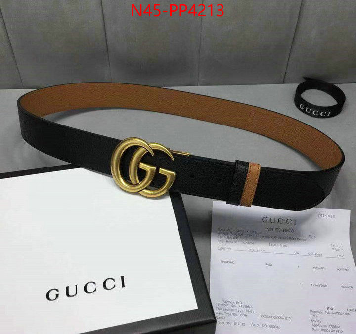 Belts-Gucci,perfect quality designer replica , ID: PP4213,$: 45USD