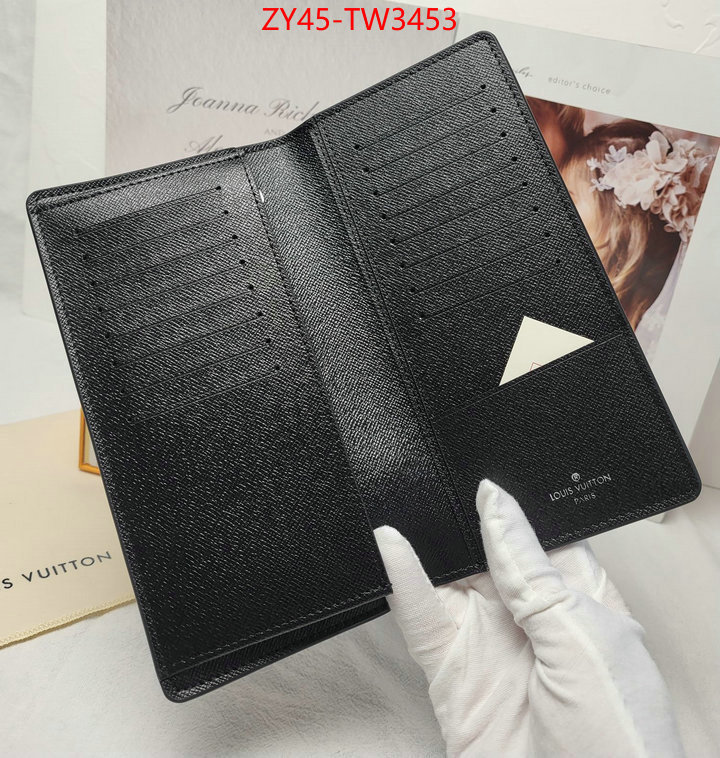 LV Bags(4A)-Wallet,replica 1:1 high quality ,ID: TW3453,$: 45USD