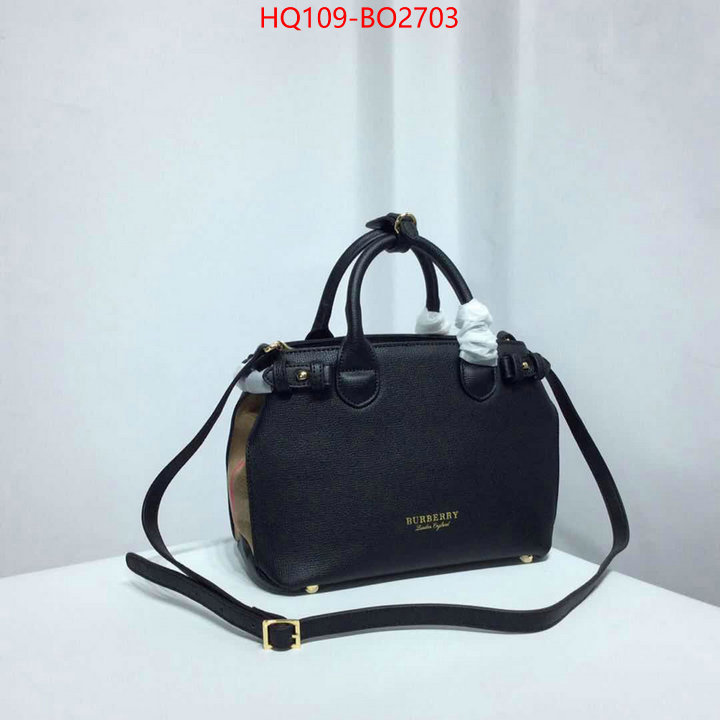 Burberry Bags(4A)-Handbag,replica shop ,ID: BO2703,$: 109USD