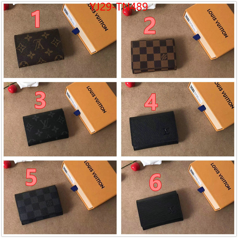 LV Bags(4A)-Wallet,ID: TN489,$: 29USD