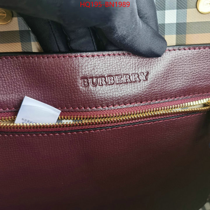 Burberry Bags(TOP)-Handbag-,1:1 clone ,ID: BN1989,$: 195USD