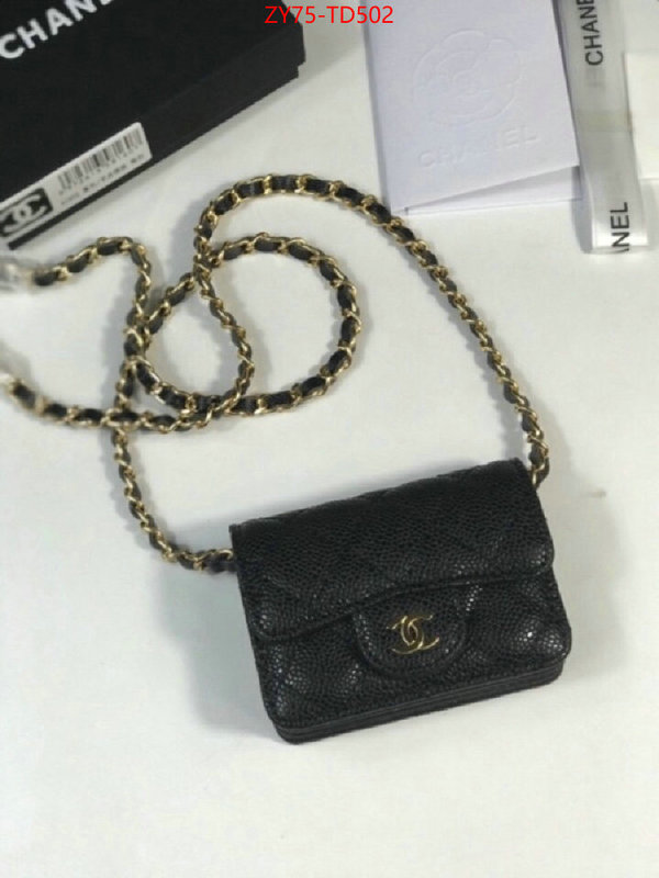 Chanel Bags(4A)-Wallet-,ID: TD502,$: 75USD