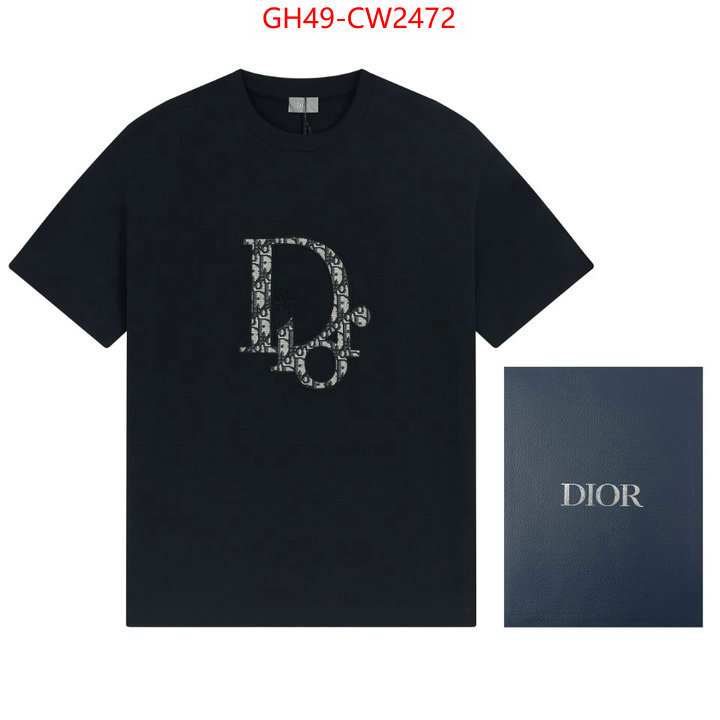 Clothing-Dior,found replica , ID: CW2472,$: 49USD