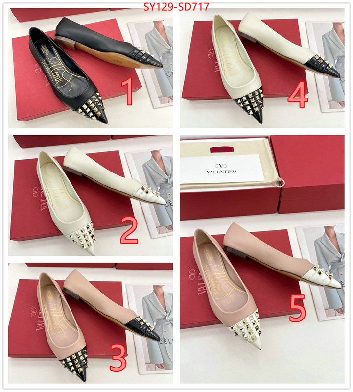 Women Shoes-Valentino,buy top high quality replica , ID: SD717,$: 129USD