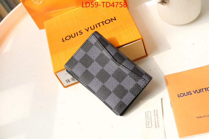 LV Bags(TOP)-Wallet,ID: TD4758,$: 59USD