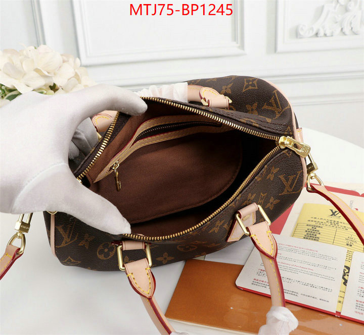 LV Bags(4A)-Speedy-,replica 1:1 ,ID: BP1245,$: 75USD