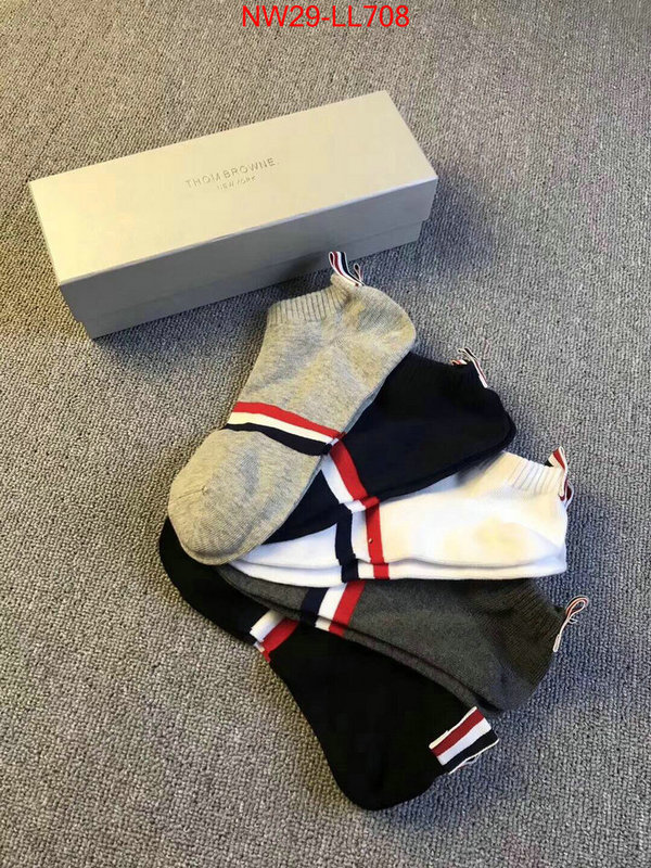 Sock-Thom Browne,outlet 1:1 replica , ID: LL708,$:29USD