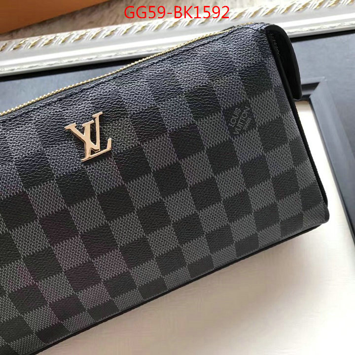 LV Bags(4A)-Wallet,ID: BK1592,$:59USD