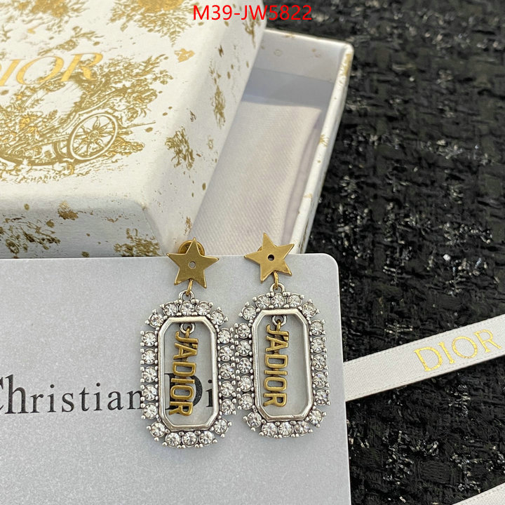 Jewelry-Dior,highest quality replica , ID: JW5822,$: 39USD