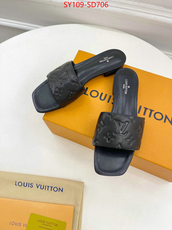 Women Shoes-LV,mirror copy luxury , ID: SD706,$: 109USD