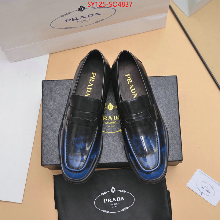 Men Shoes-Prada,designer 1:1 replica , ID: SO4837,$: 125USD