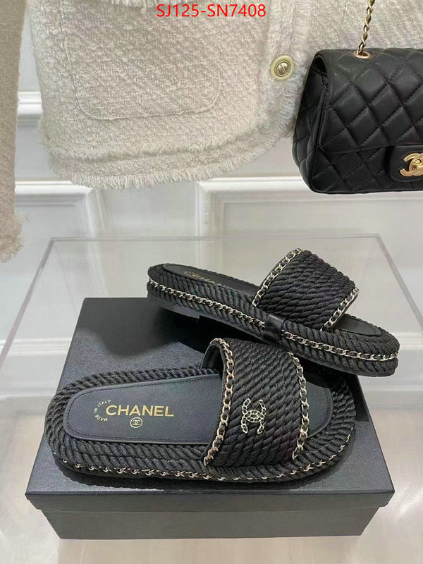 Women Shoes-Chanel,aaaaa+ quality replica , ID: SN7408,$: 125USD