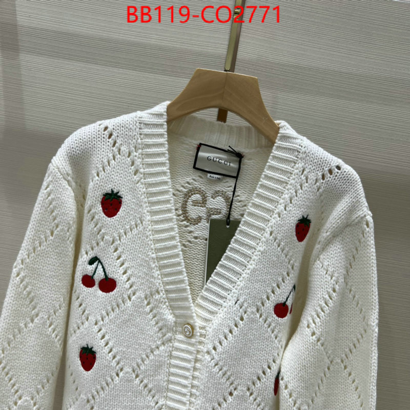 Clothing-Gucci,wholesale designer shop , ID: CO2771,$: 119USD
