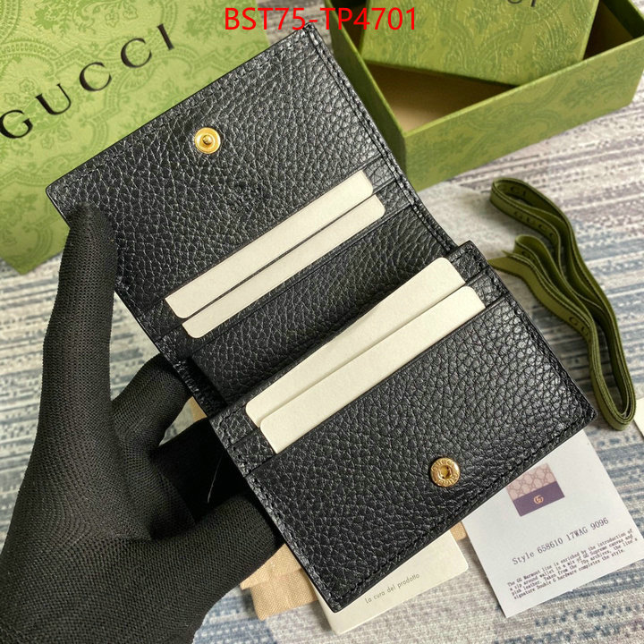 Gucci Bags(TOP)-Wallet-,ID: TP4701,$: 75USD