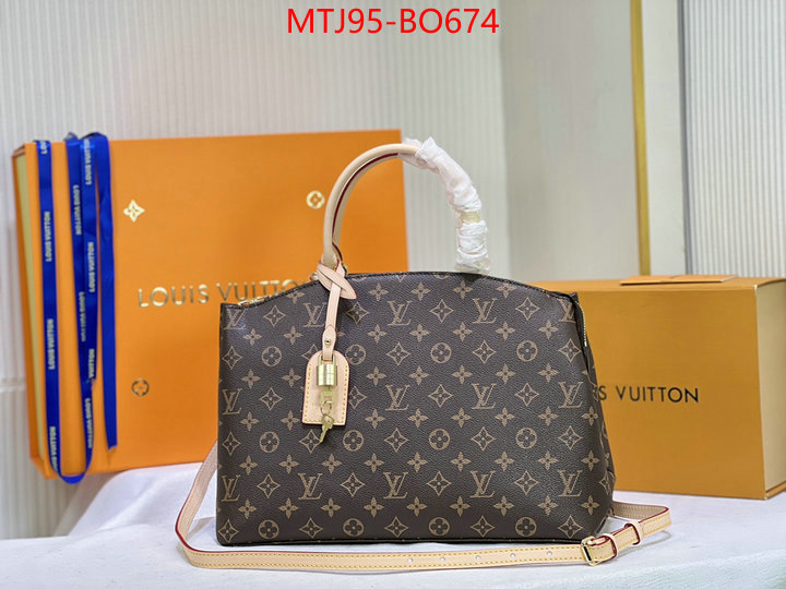 LV Bags(4A)-Handbag Collection-,what is a 1:1 replica ,ID: BO674,$: 95USD