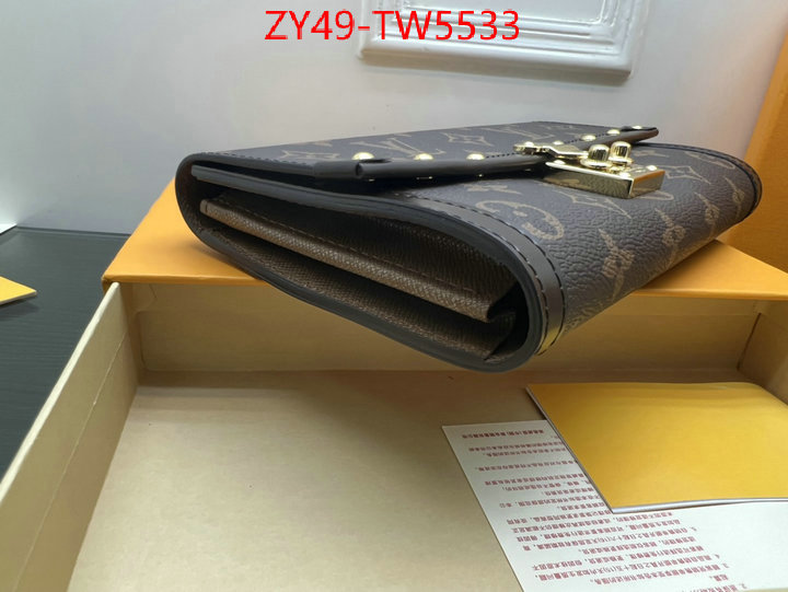 LV Bags(4A)-Wallet,what's the best place to buy replica ,ID: TW5533,$: 49USD