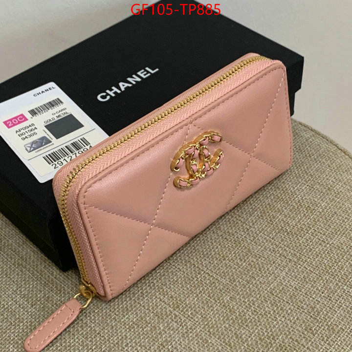 Chanel Bags(TOP)-Wallet-,ID: TP885,$: 105USD