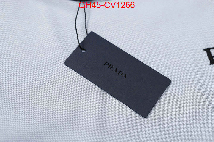 Clothing-Prada,where can you buy replica , ID: CV1266,$: 45USD