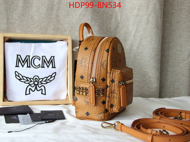 MCM Bags(TOP)-Backpack-,ID: BN534,$: 99USD