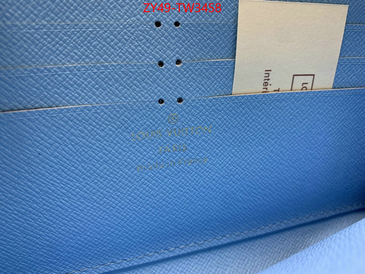 LV Bags(4A)-Wallet,wholesale 2023 replica ,ID: TW3458,$: 49USD