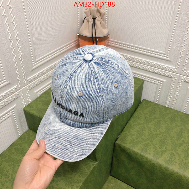 Cap (Hat)-Balenciaga,high quality happy copy , ID: HD188,$: 32USD