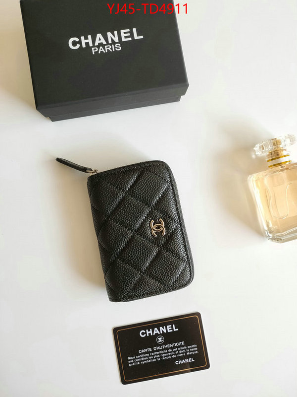 Chanel Bags(4A)-Wallet-,ID: TD4911,$: 45USD