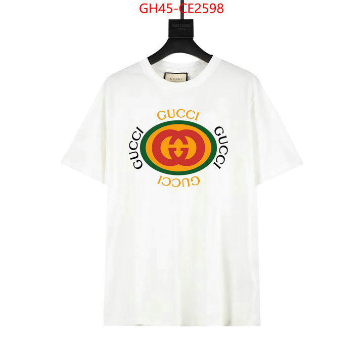 Clothing-Gucci,replica shop , ID: CE2598,$: 45USD