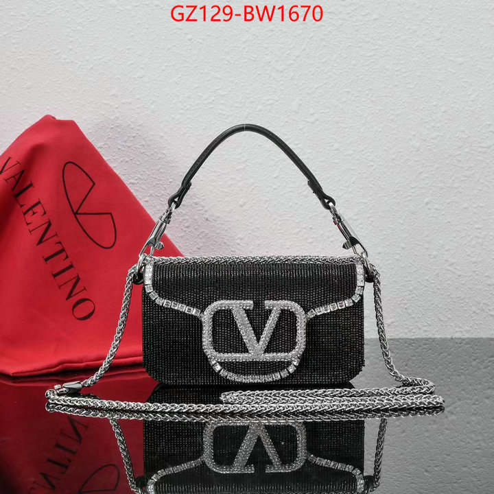 Valentino Bags(4A)-LOC-V Logo ,what is a 1:1 replica ,ID: BW1670,$: 129USD