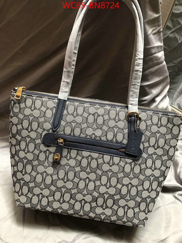 Coach Bags(4A)-Tote-,best replica 1:1 ,ID: BN8724,$: 85USD