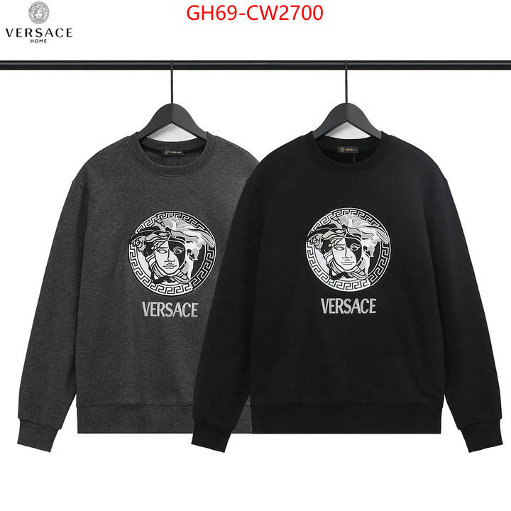 Clothing-Versace,replica aaaaa+ designer , ID: CW2700,$: 69USD