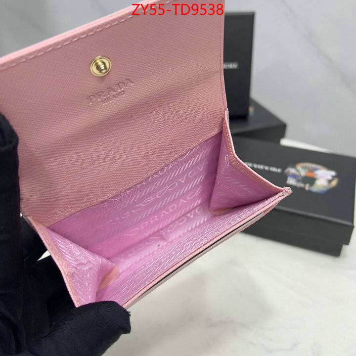 Prada Bags(4A)-Wallet,the best quality replica ,ID: TD9538,$: 55USD