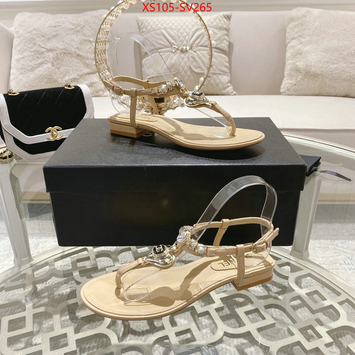 Women Shoes-Chanel,top quality designer replica , ID: SV265,$: 105USD