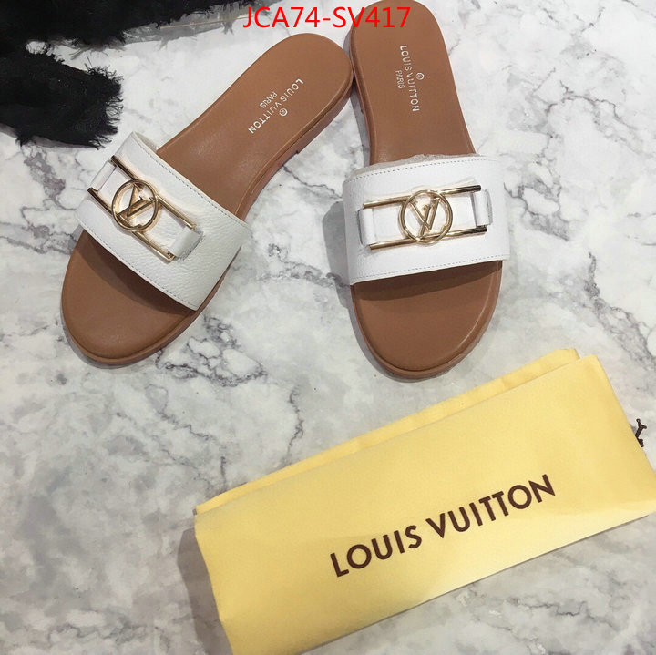 Women Shoes-LV,what 1:1 replica , ID: SV417,$:74USD