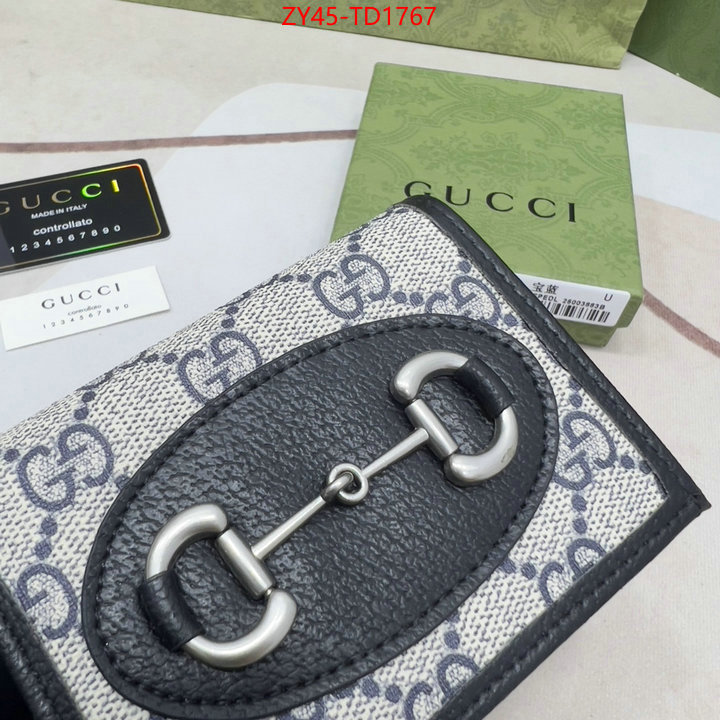 Gucci Bags(4A)-Wallet-,designer replica ,ID: TD1767,$: 45USD