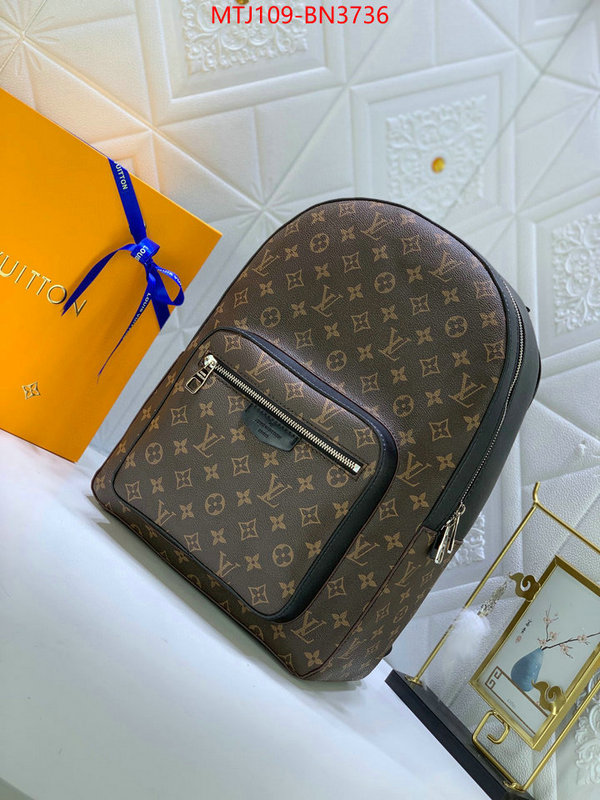 LV Bags(4A)-Backpack-,what's the best place to buy replica ,ID: BN3736,$: 109USD