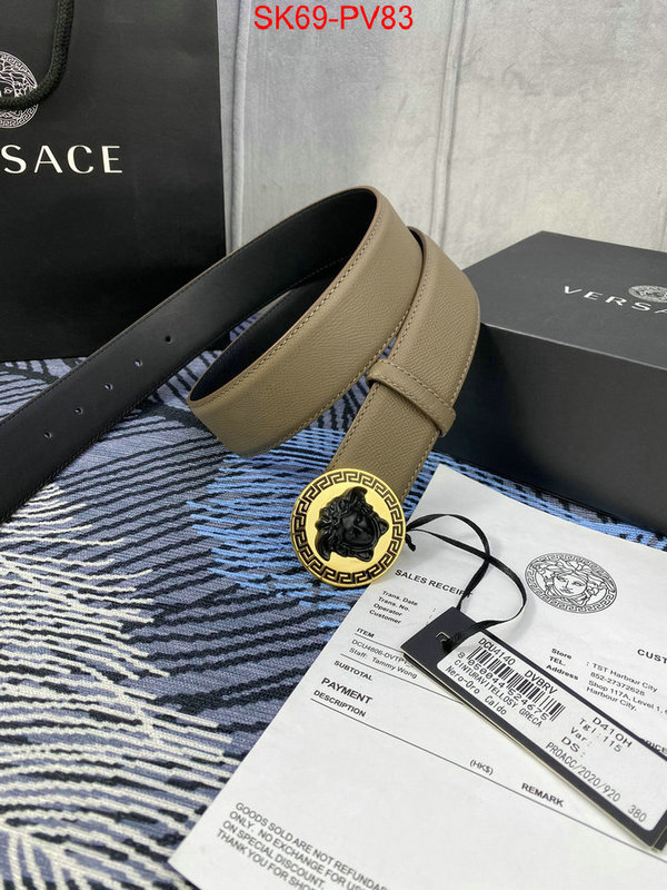 Belts-Versace,top quality fake , ID: PV83,$: 69USD