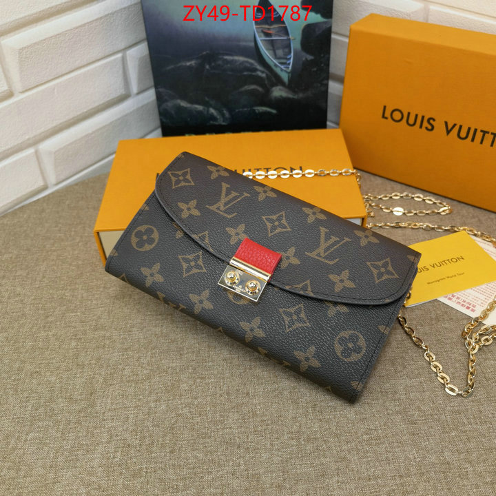 LV Bags(4A)-Wallet,ID: TD1787,$: 49USD