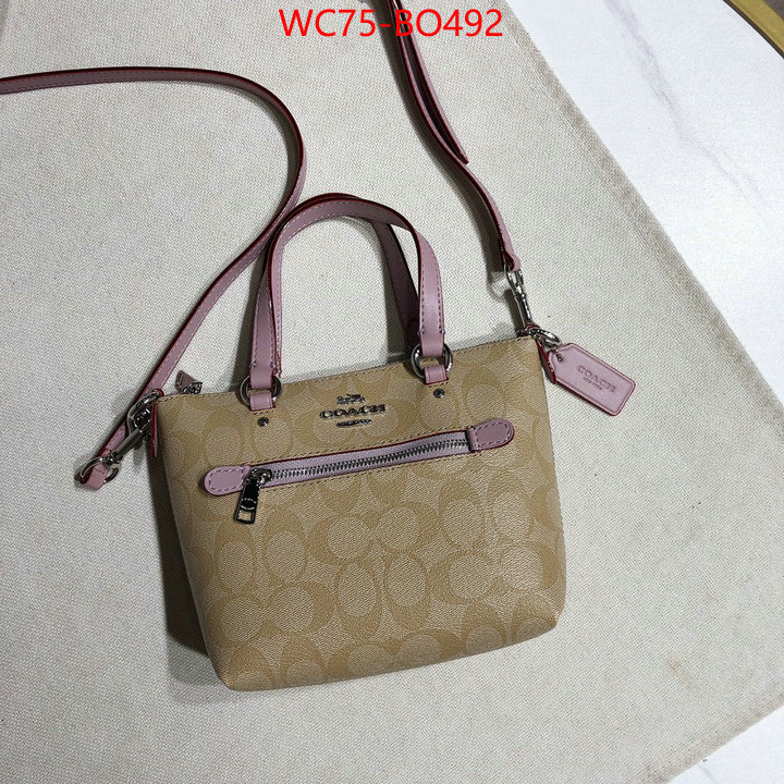 Coach Bags(4A)-Tote-,replica for cheap ,ID: BO492,$: 75USD