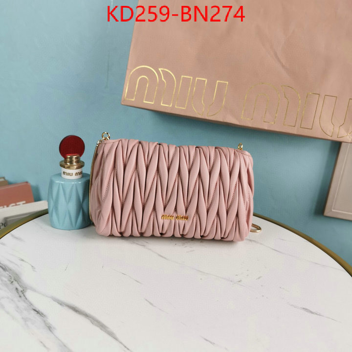 Miu Miu Bags(TOP)-Diagonal-,wholesale designer shop ,ID: BN274,$: 259USD