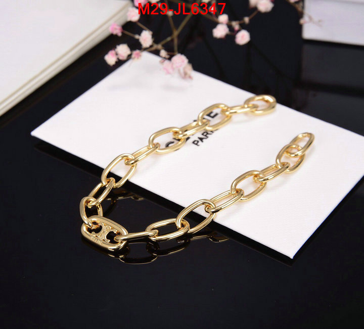 Jewelry-CELINE,designer 1:1 replica ,ID: JL6347,$: 29USD