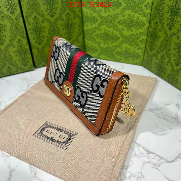 Gucci Bags(4A)-Wallet-,wholesale replica shop ,ID: TE3428,$: 55USD
